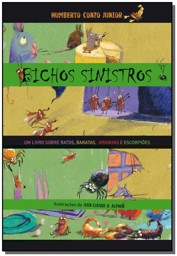 Capa do livro Bichos Sinistros, de Humberto Conzo Junior