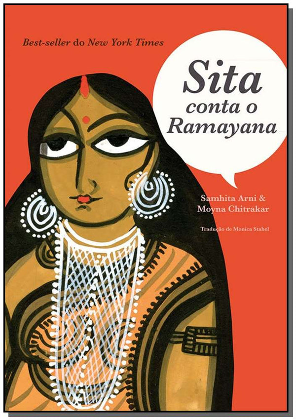 Capa do livro Sita Conta o Ramayana, de Samhita Arni, Moyna Chitrakar