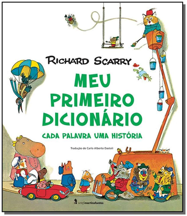 Capa do livro Meu Primeiro Dicionário, de Richard Scarry