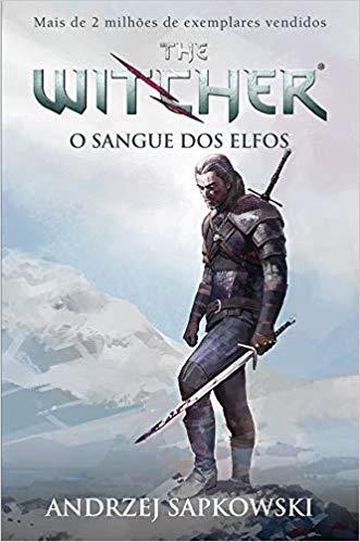 Capa do livro O Sangue dos Elfos - The Witcher - A Saga do Bruxo Geralt de Rivia (Capa Game), de Andrzej Sapkowski