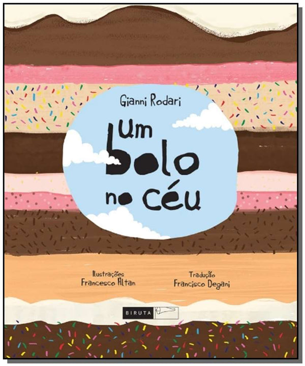 Capa do livro Um Bolo no Céu - 02ed/19, de Gianni Rodari