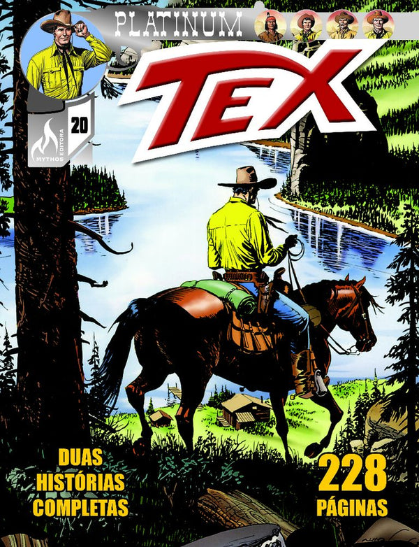 Capa do livro Tex Platinum - Nº 20, de G. L. Bonelli, A. Galleppini