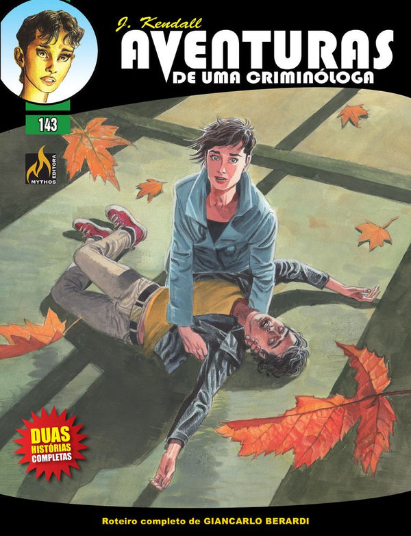 Capa do livro J Kendall - Aventuras de uma Criminologa - Vol. 143, de Giancarlo / Calza, Lorenzo Berardi