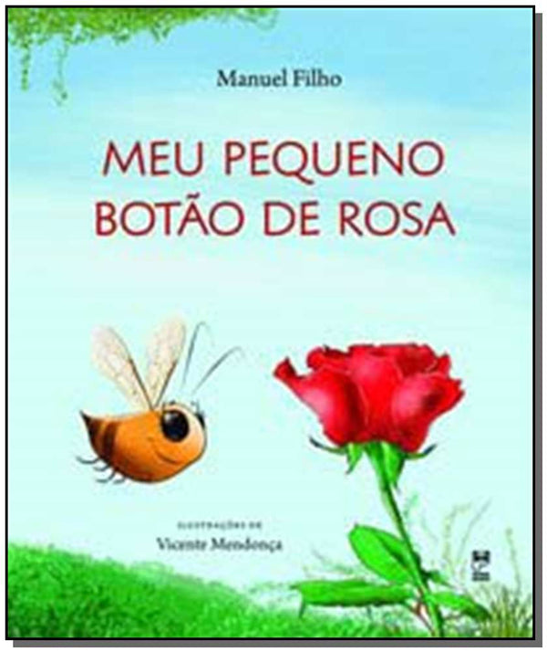 Capa do livro Meu Pequeno Botão de Rosa, de Manuel Filho