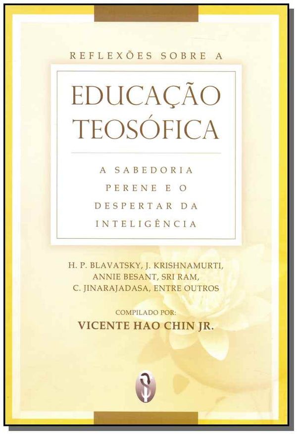 Capa do livro Reflexões sobre a Educação Teosófica, de Vicente Hao Chin