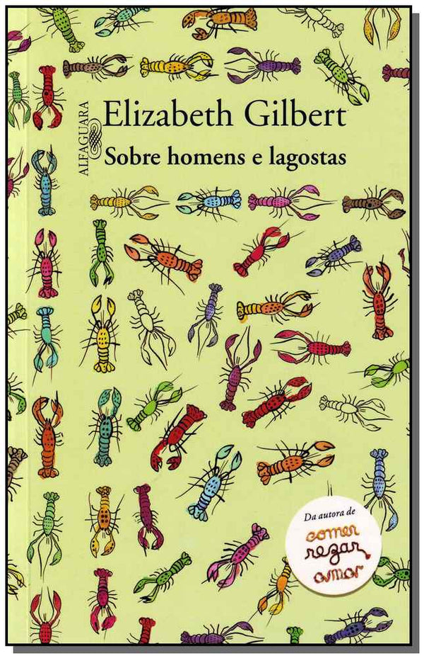 Capa do livro Sobre Homens e Lagostas, de Elizabeth Gilbert