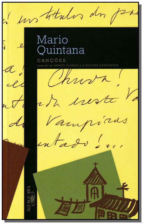 Capa do livro Canções Seguido de Sapato Florido e a Rua dos Cata-Ventos, de Mario Quintana