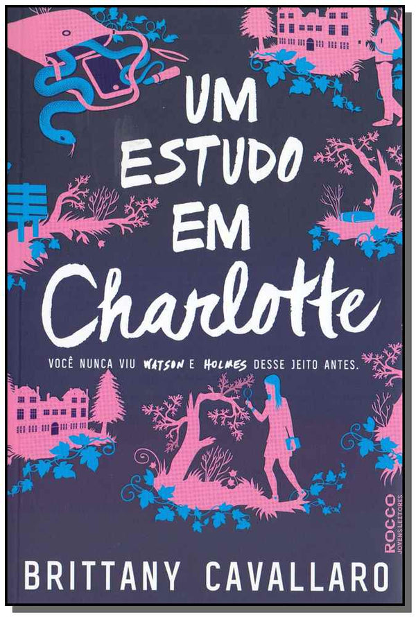 Capa do livro Um Estudo em Charlotte, de Brittany Cavallaro