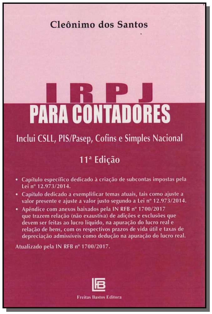 Irpj para Contadores - 11ed/18