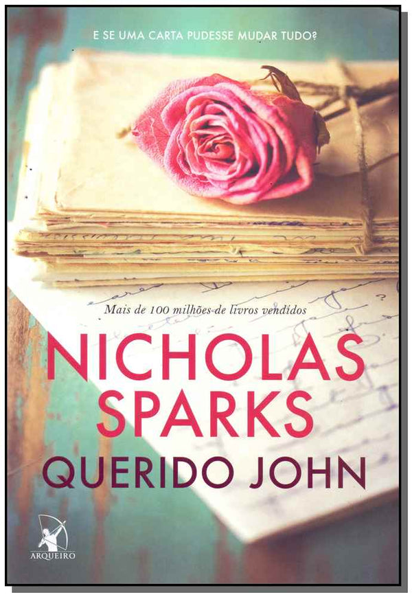 Capa do livro Querido John, de Nicholas Sparks