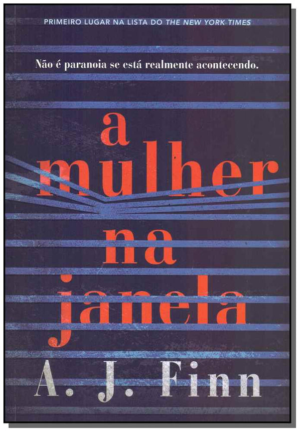 Capa do livro A Mulher na Janela, de A. J. Finn