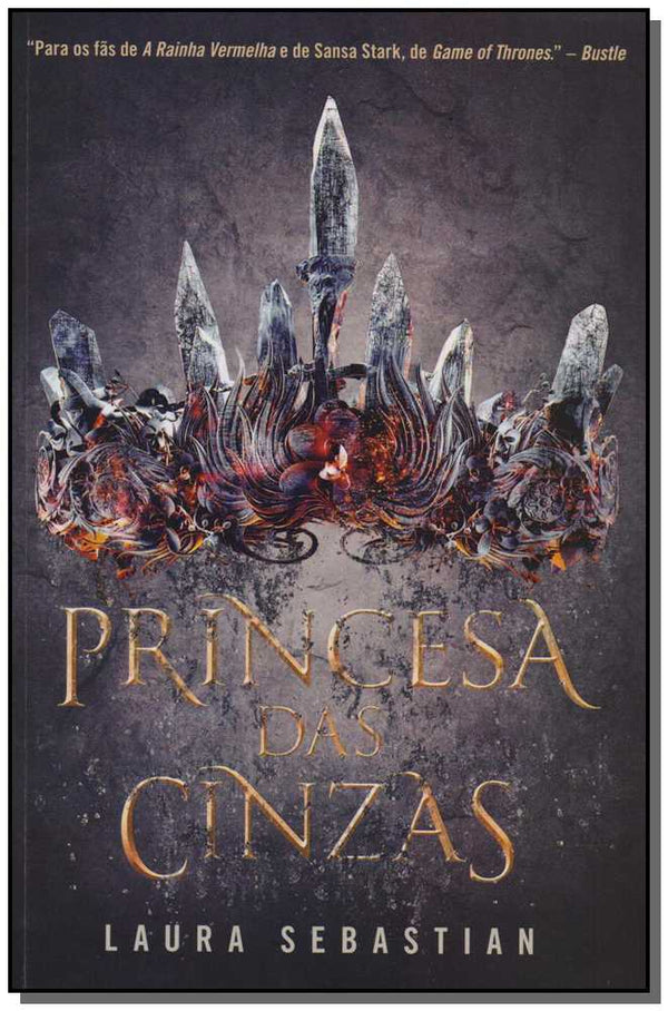 Capa do livro Princesa das Cinzas, de Laura Sebastian