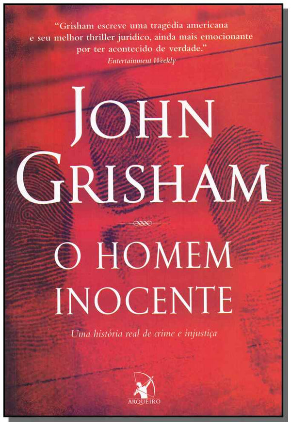 Capa do livro O Homem Inocente, de John Grisham