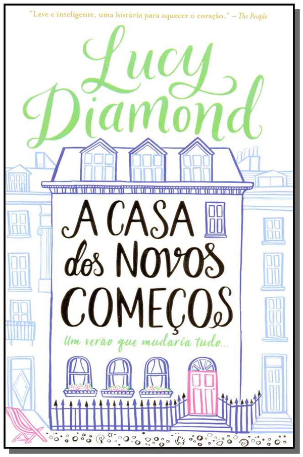 Capa do livro A Casa dos Novos Começos, de Lucy Diamond