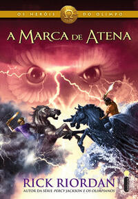 Capa do livro A Marca de Atena, de Rick Riordan