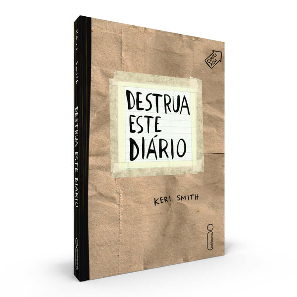 Capa do livro Destrua Este Diário, de Keri Smith