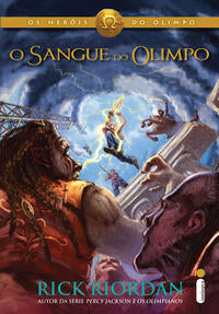 Capa do livro O Sangue do Olimpo, de Rick Riordan