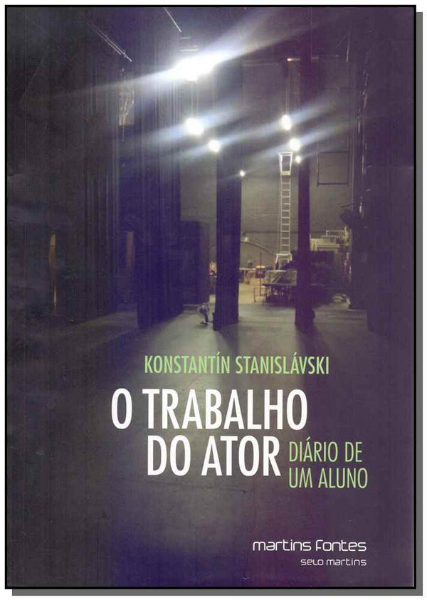 Capa do livro O Trabalho do Ator, de Constantin Stanislavski