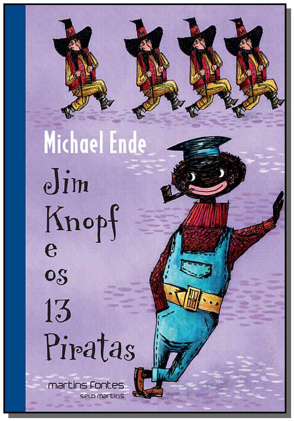 Capa do livro Jim Knopf e os 13 Piratas, de Michael Ende