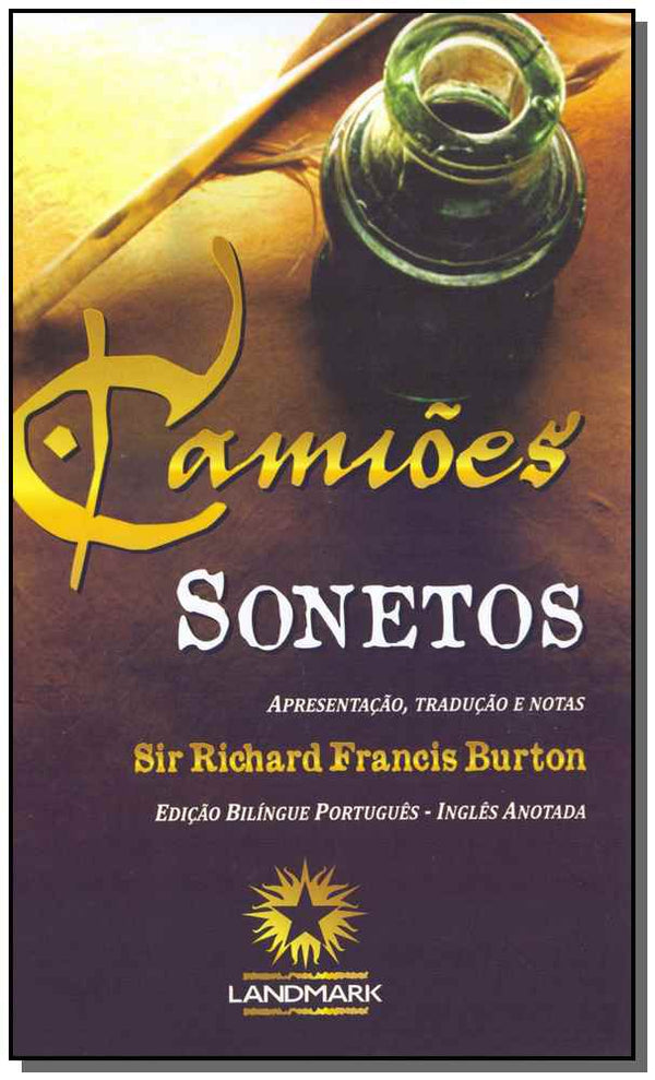 Capa do livro Sonetos, de Luiz V. Camoes