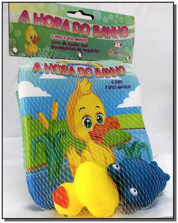 Capa do livro Hora do Banho, a - O Pato e Seus Amigos, de Editora Blu