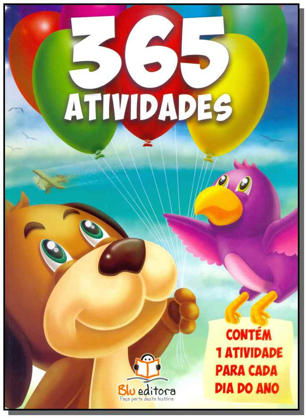 Capa do livro 365 Atividades - 1 Atividade para Cada Dia do Ano, de Editora Blu