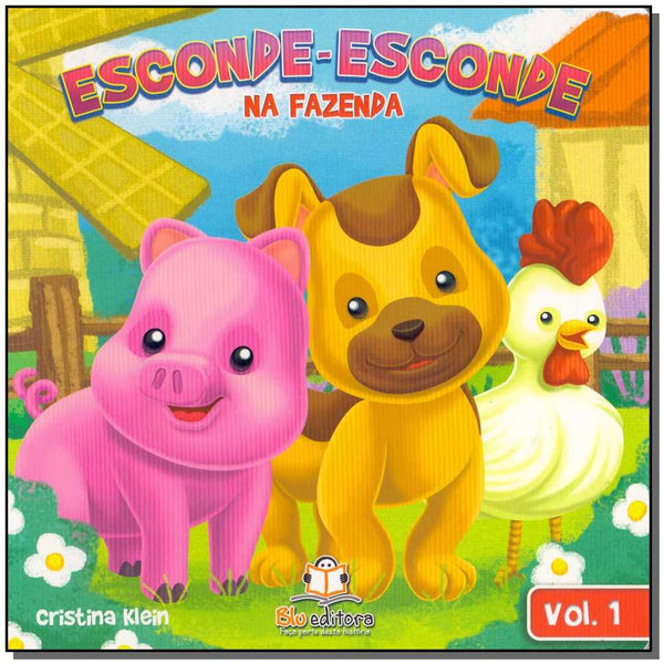 Capa do livro Esconde-Esconde na Fazenda - Vol. 1, de Cristina Klein