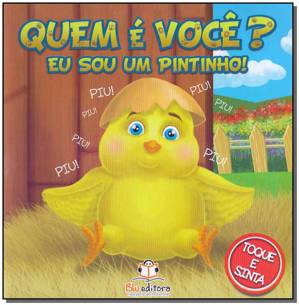 Capa do livro Quem É Você? Eu Sou um Pintinho!, de Editora Blu
