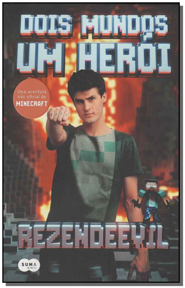 Capa do livro Dois Mundos, um Herói, de Rezendeevil