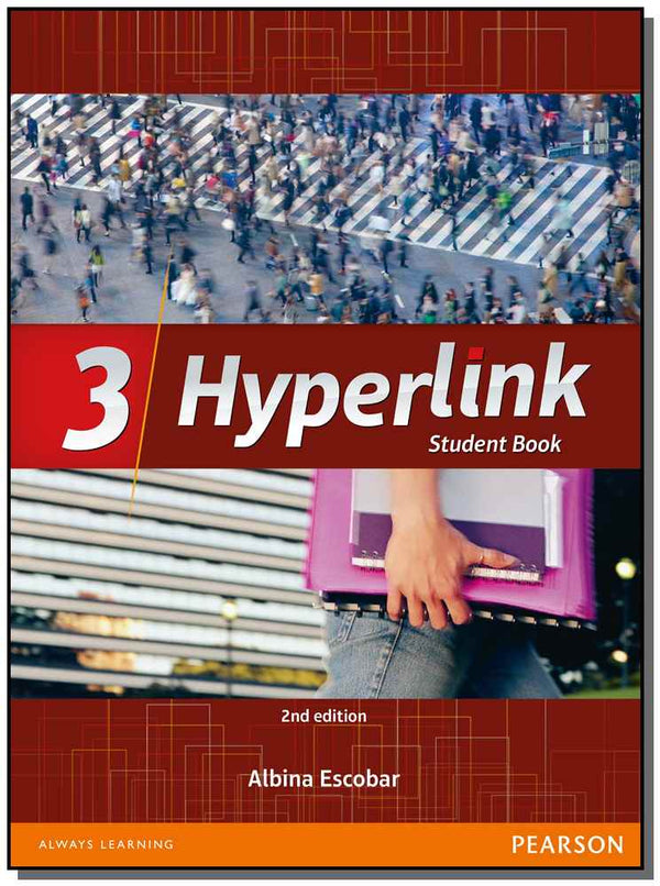 Capa do livro Hyperlink Student Book - Level 03, de Albina Escobar