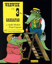 Capa do livro Warwick e as 3 Garrafas, de Tomi Ungerer