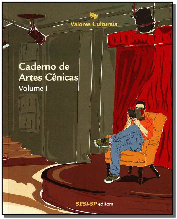 Capa do livro Caderno de Artes Cenicas Vol.01, de Editora Sesi - Sp