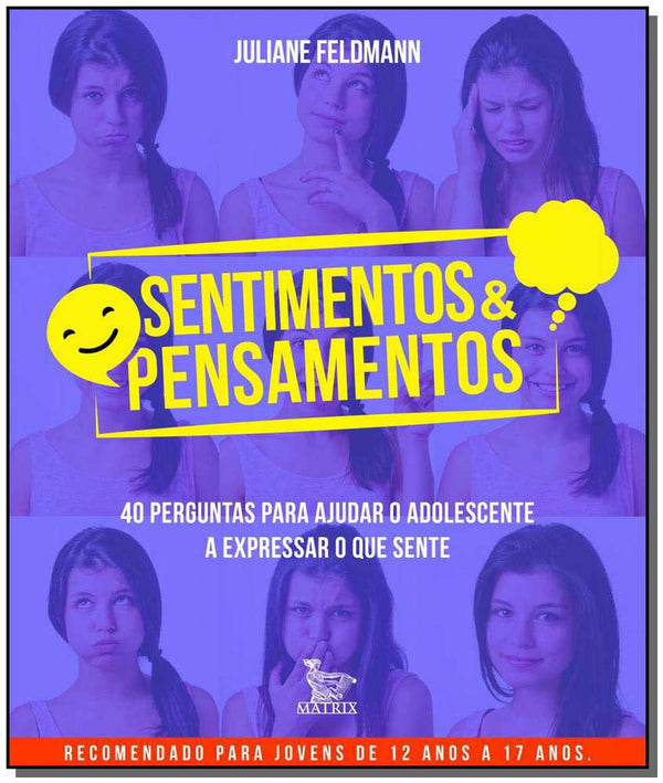 Capa do livro Sentimentos e Pensamentos, de Juliane Feldmann