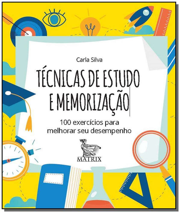 Capa do livro Técnicas de Estudo e Memorização, de Carla Silva