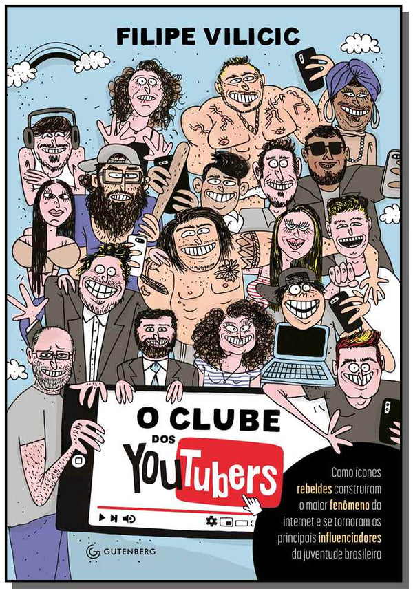 Capa do livro Clube dos Youtubers, o, de Filipe Vilicic