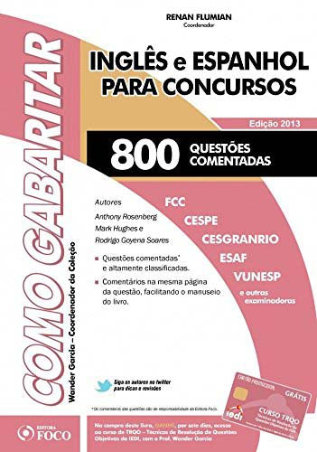 Capa do livro Inglês e Espanhol para Concursos, de Anthony , Hughes, Mark , Soares, Rodrig Rosenberg