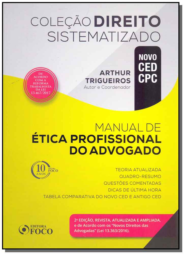 Manual de Ética Profissional do Advogado - 02ed/18