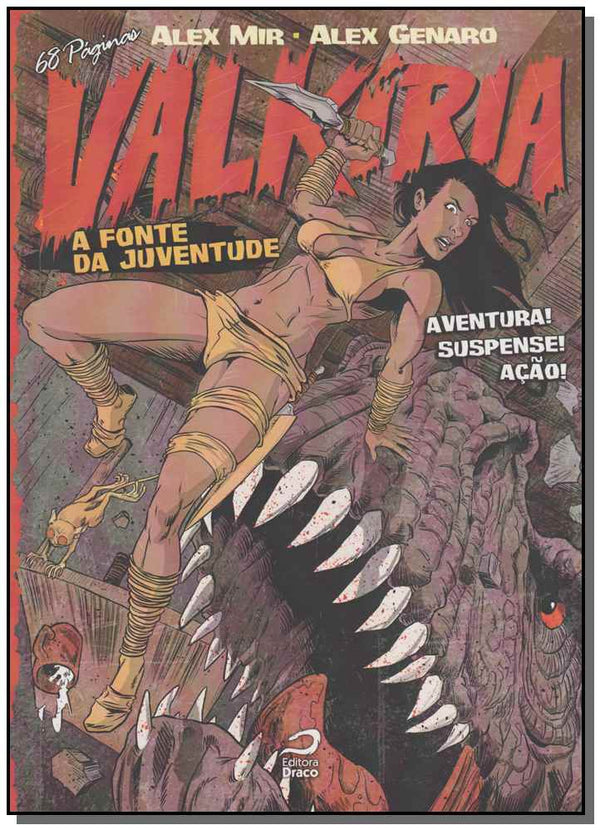 Capa do livro Valkíria: A Fonte da Juventude, de Alex / Genaro, Alex Mir