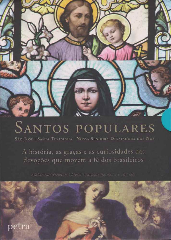 Capa do livro Box - Santos Populares, de Petra Editorial