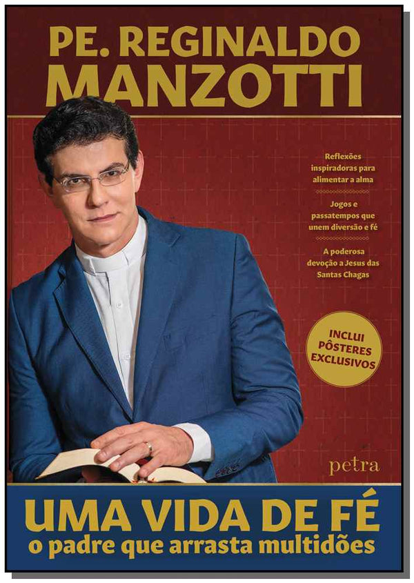 Capa do livro Uma Vida de Fé, de Pe. Reginaldo Manzotti