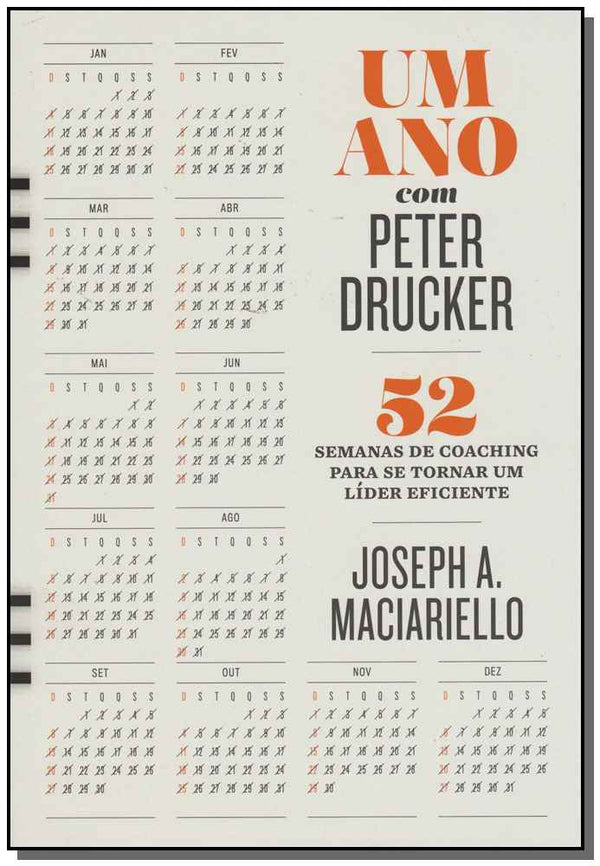 Capa do livro Um Ano com Peter Drucker, de Joseph A. Maciariello