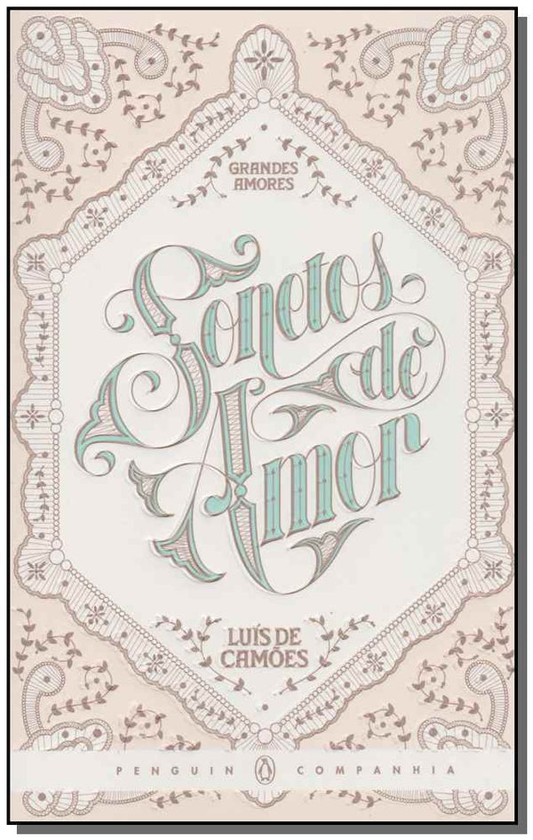 Capa do livro Sonetos de Amor, de Luiz Vaz de Camoes