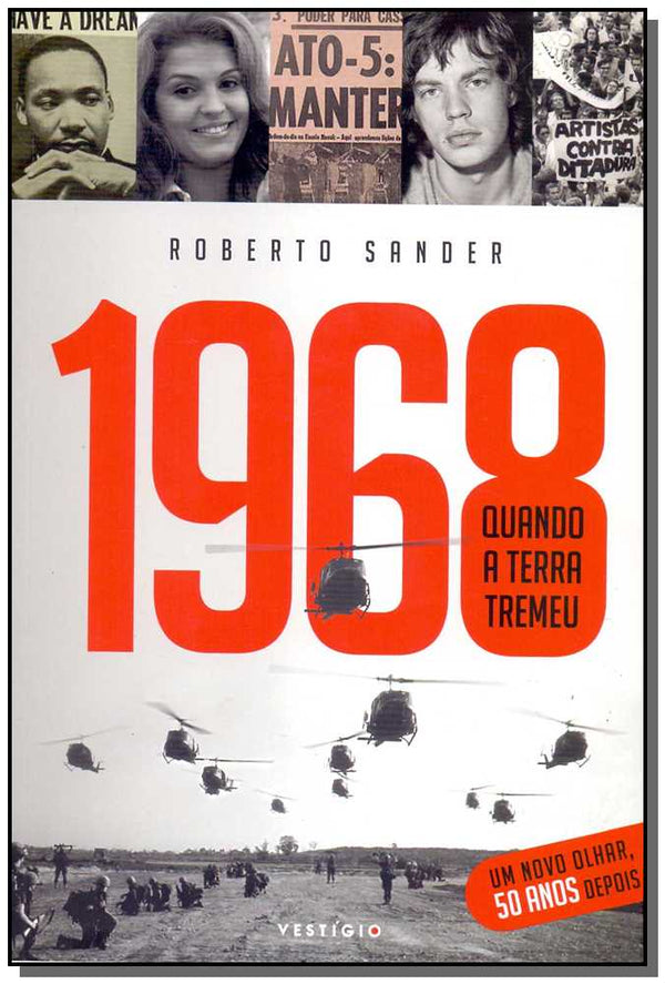 Capa do livro 1968 - Quando a Terra Tremeu, de Roberto Sander