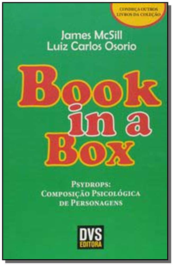 Capa do livro Book In a Box - Psydrops, de James Mcsill, Luis Carlos Osorio