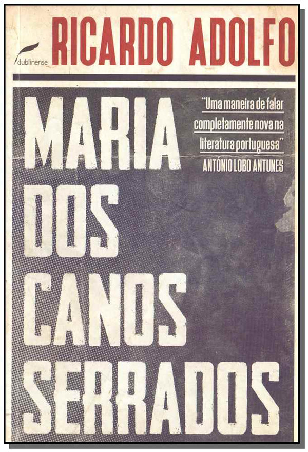 Capa do livro Maria dos Canos Serrados, de Ricardo Adolfo