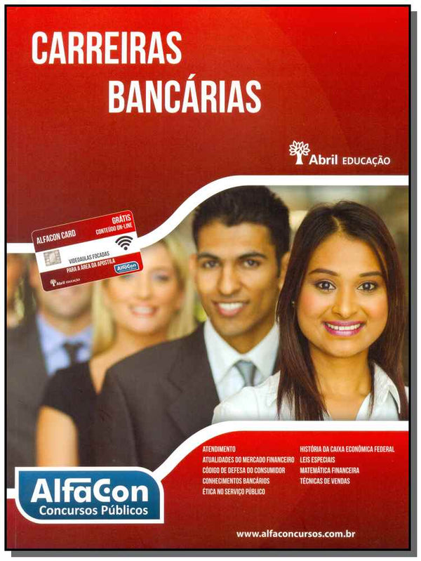 Capa do livro Carreiras Bancárias, de Equipe Alfacon
