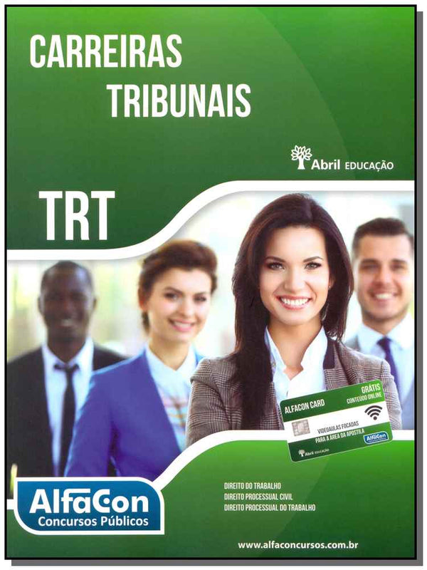 Capa do livro Carreiras Tribunais - Trt - 01ed/14, de Equipe Alfacon