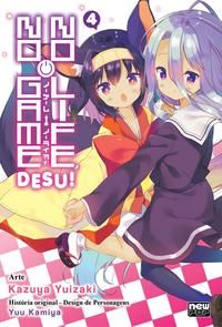 Capa do livro No Game no Life, Desu! - Vol. 04, de Yuu Kamiya, Kazuya Yuizaki