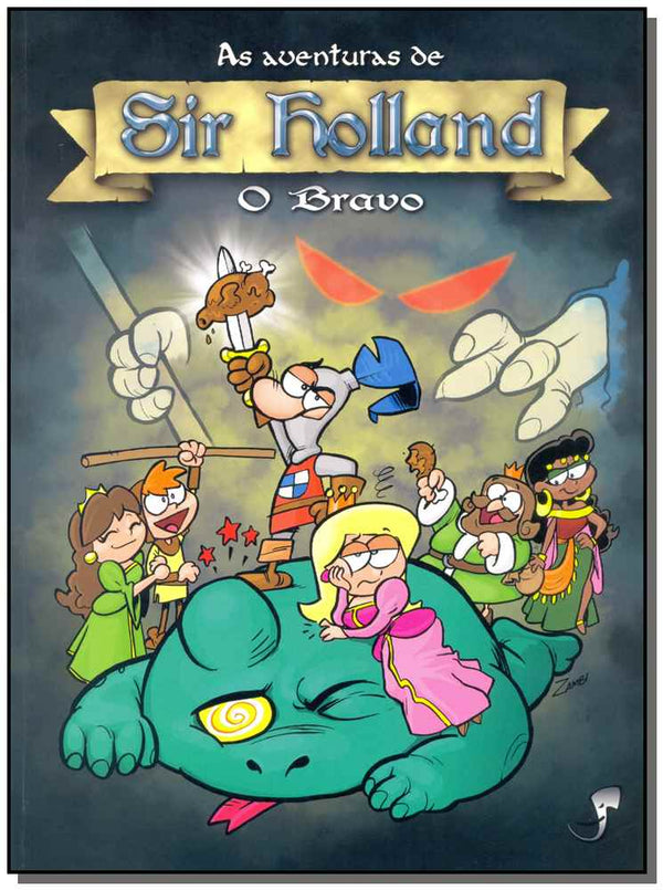 Capa do livro As Aventuras de Sir Holland - O Bravo, de Sandro Zamboni