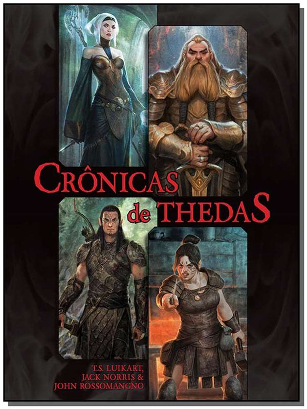 Capa do livro Crônicas de Thedas, de Luikart; Norris; Rossomangno